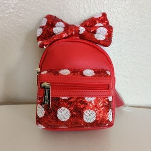 Disney Parks Minnie Mouse Bow Loungefly Wristlet